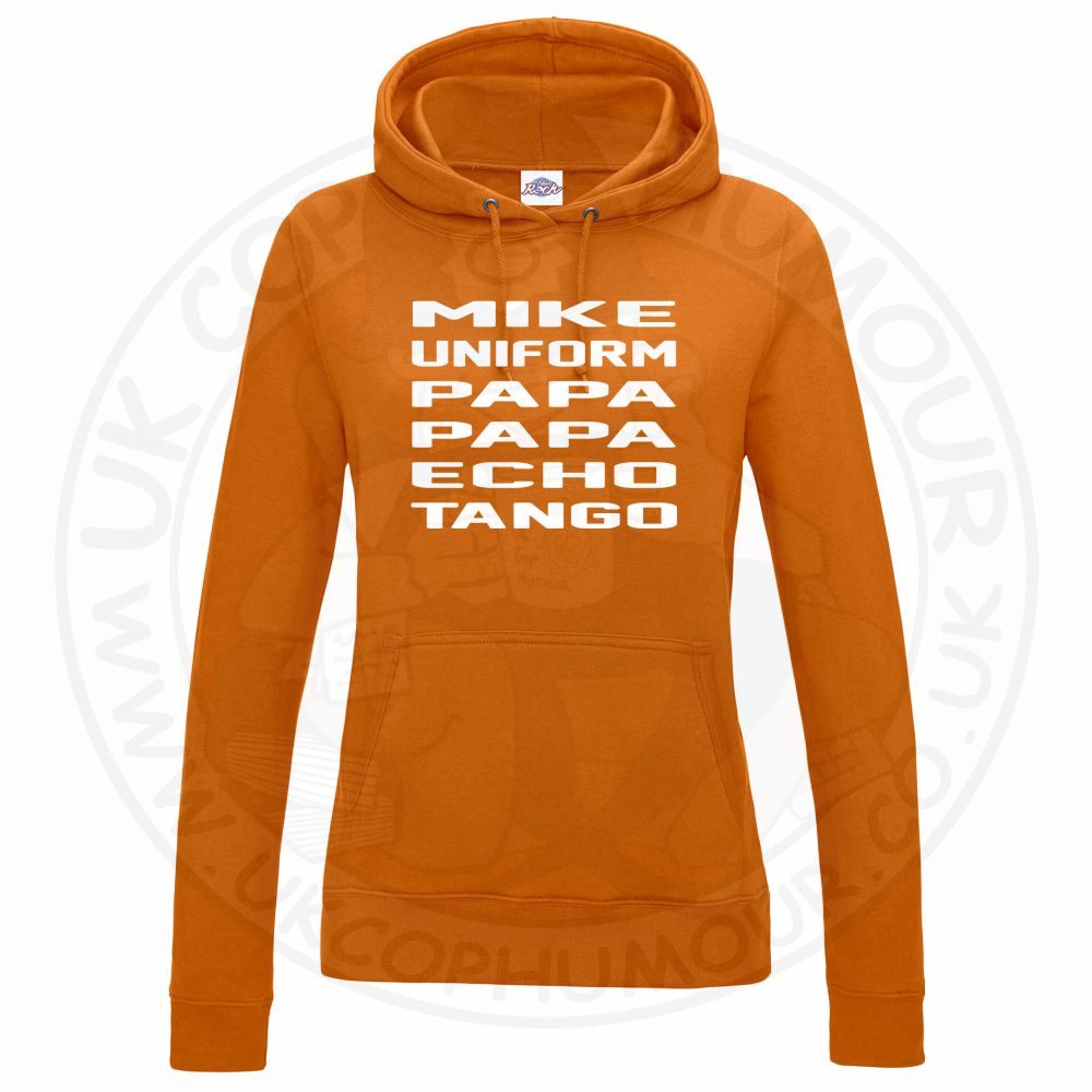 Womens Mike Uniform Papa Papa Echo Tango Hoodie - Image 8