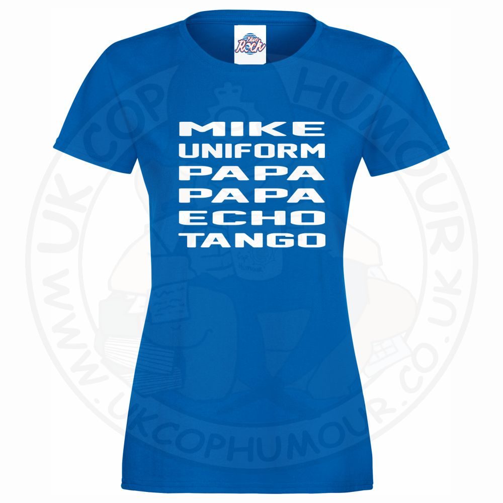 Womens Mike Uniform Papa Papa Echo Tango T-Shirt - Image 8