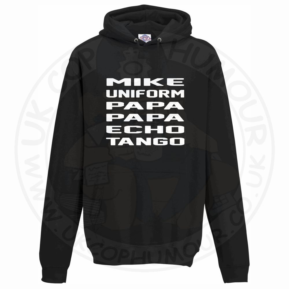 Unisex Mike Uniform Papa Papa Echo Tango Hoodie - Image 3