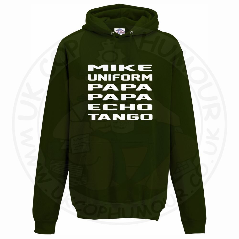 Unisex Mike Uniform Papa Papa Echo Tango Hoodie - Image 4