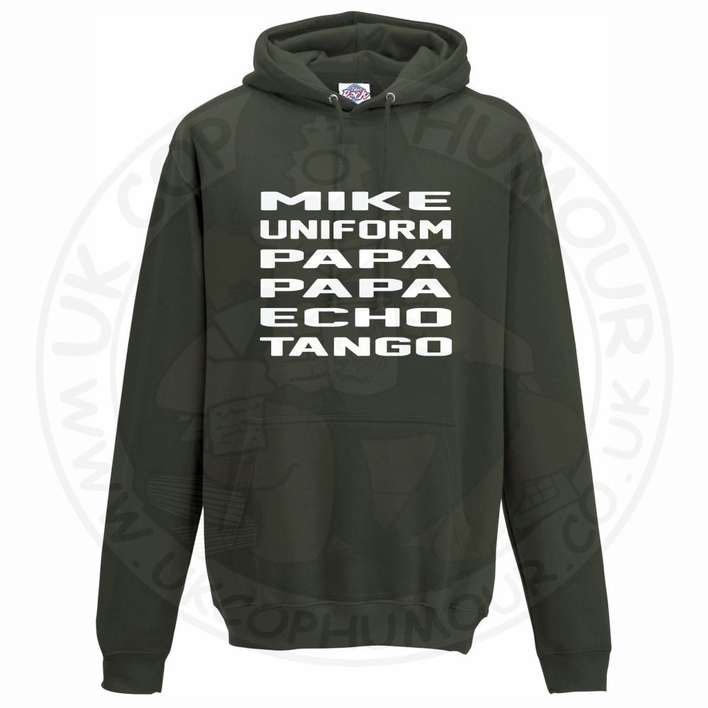 Unisex Mike Uniform Papa Papa Echo Tango Hoodie - Image 10