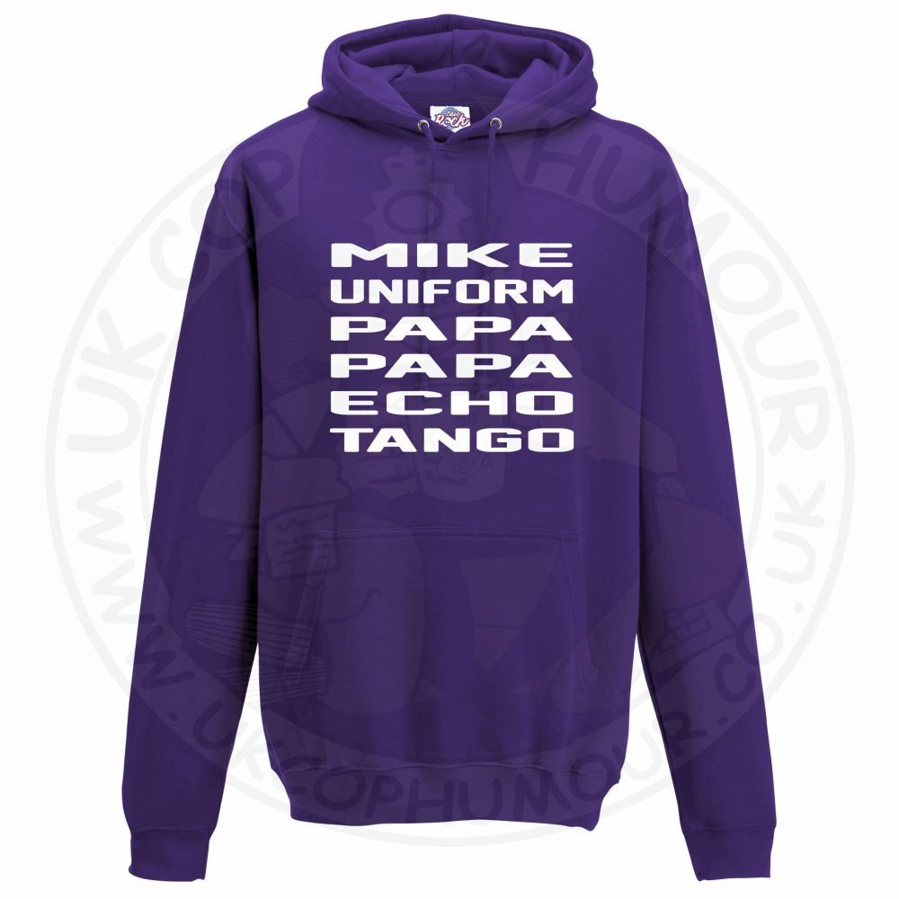 Unisex Mike Uniform Papa Papa Echo Tango Hoodie - Image 12