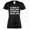 Womens Charlie Oscar Charlie Kilo T-Shirt - Image 2