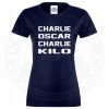 Womens Charlie Oscar Charlie Kilo T-Shirt - Image 5