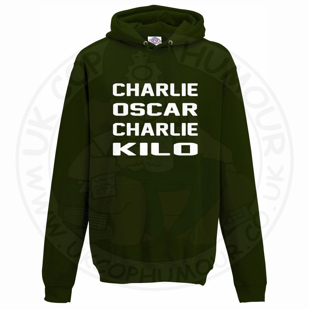 Unisex Charlie Oscar Charlie Kilo Hoodie - Image 4