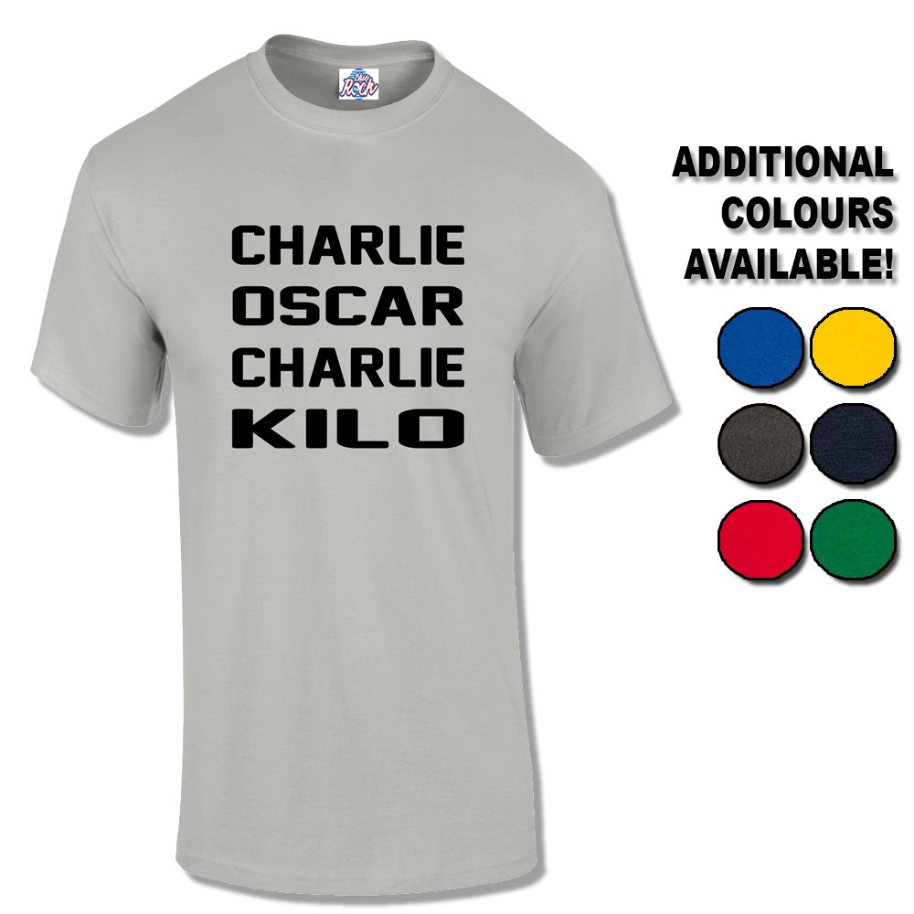 Mens Charlie Oscar Charlie Kilo T-Shirt