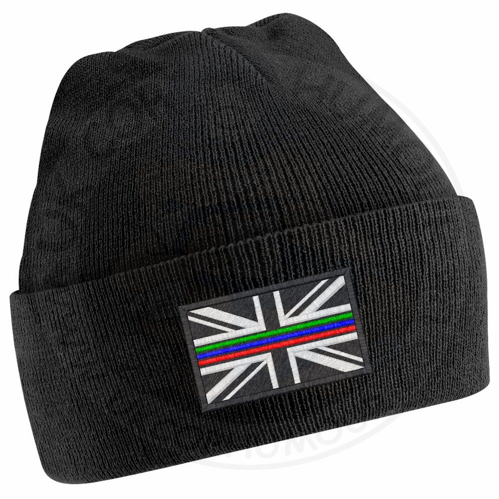 Tri Line Flag Beanie - Image 2