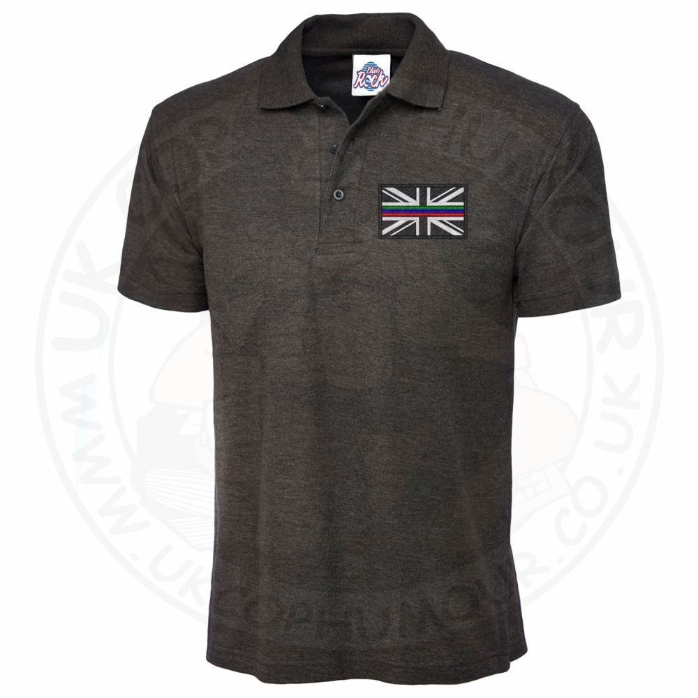 Tri Line Polo Shirt Embroidered - Image 4