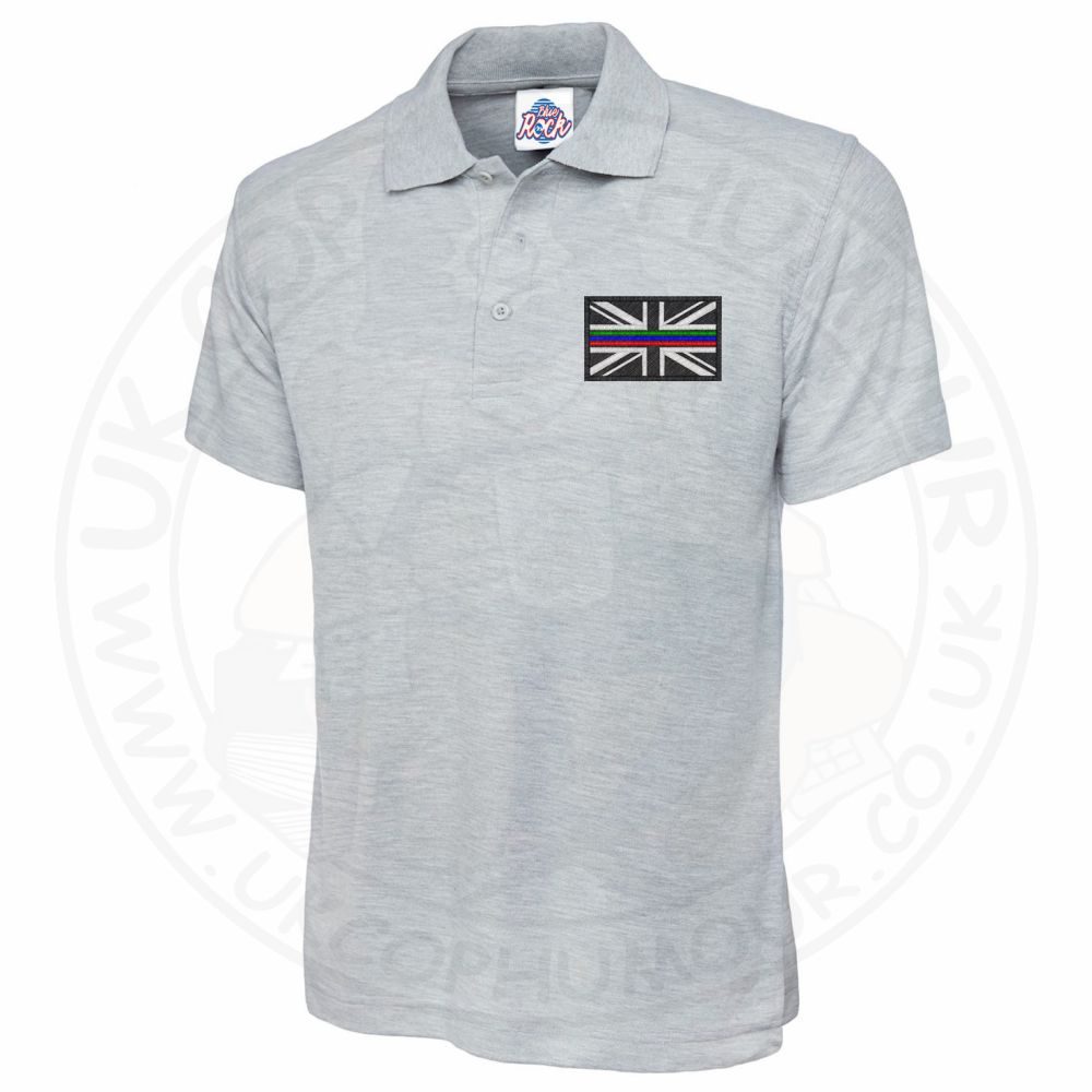 Tri Line Polo Shirt Embroidered - Image 5