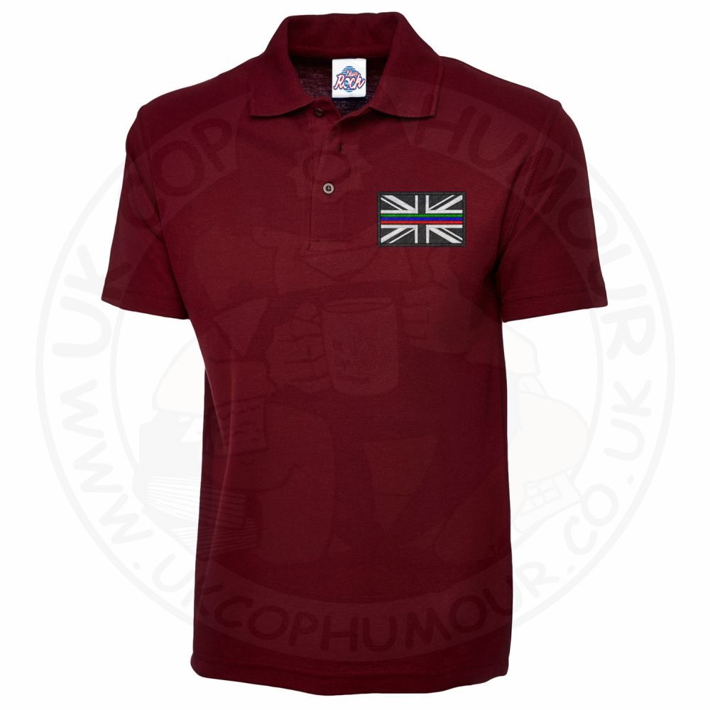 Tri Line Polo Shirt Embroidered - Image 7