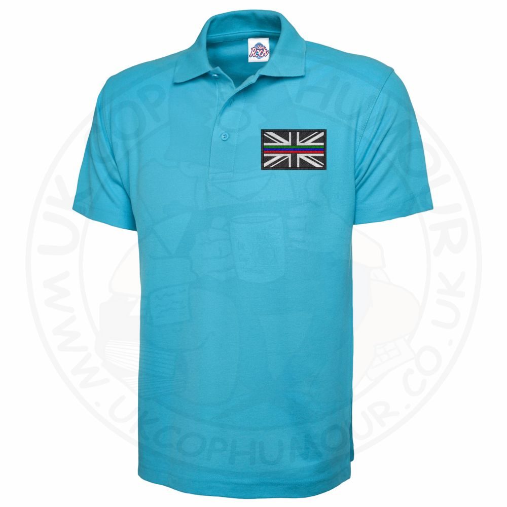 Tri Line Polo Shirt Embroidered - Image 11