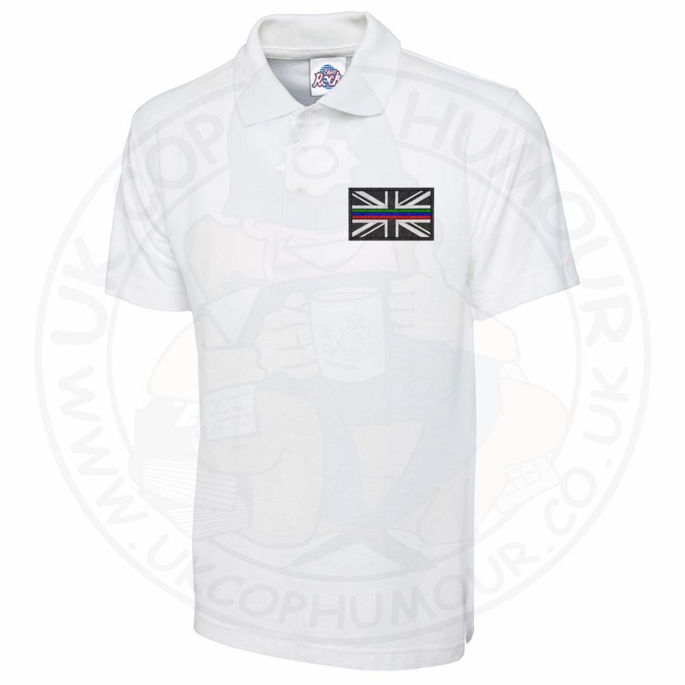 Tri Line Polo Shirt Embroidered - Image 12