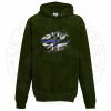Ripped Thin Blue Line Flag Hoodie - Image 11