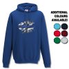 Ripped Thin Blue Line Flag Hoodie