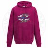 Ripped Thin Blue Line Flag Hoodie - Image 9