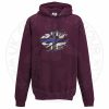 Ripped Thin Blue Line Flag Hoodie - Image 7