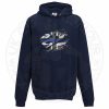 Ripped Thin Blue Line Flag Hoodie - Image 6