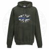 Ripped Thin Blue Line Flag Hoodie - Image 5
