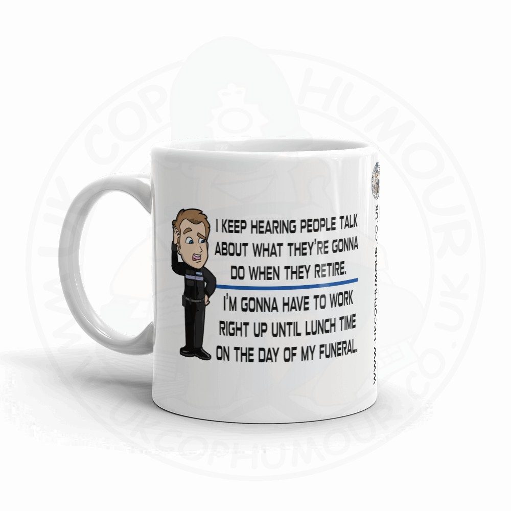 Police Retirement Mug