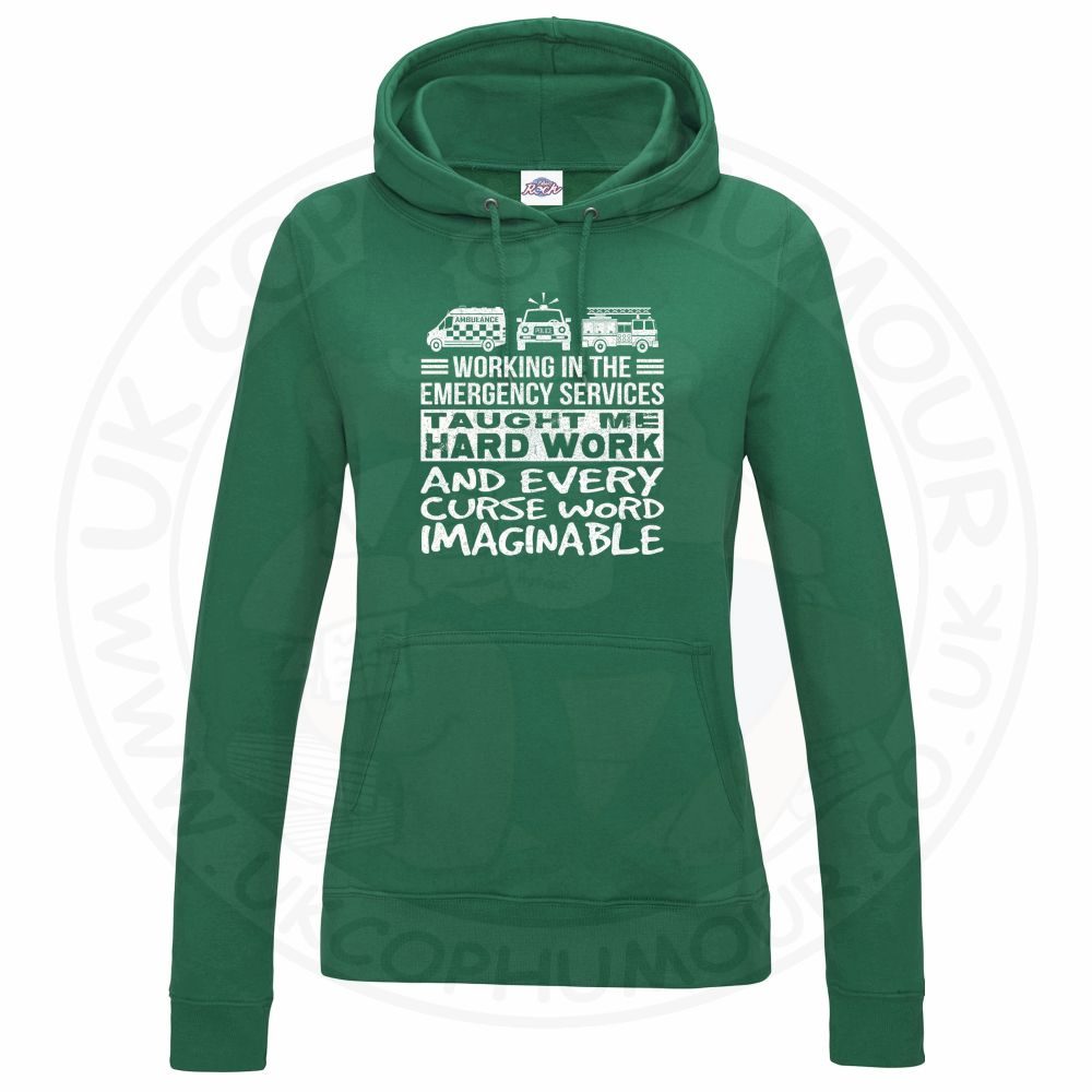 Womens Taught Me Hard Work Hoodie - Image 13