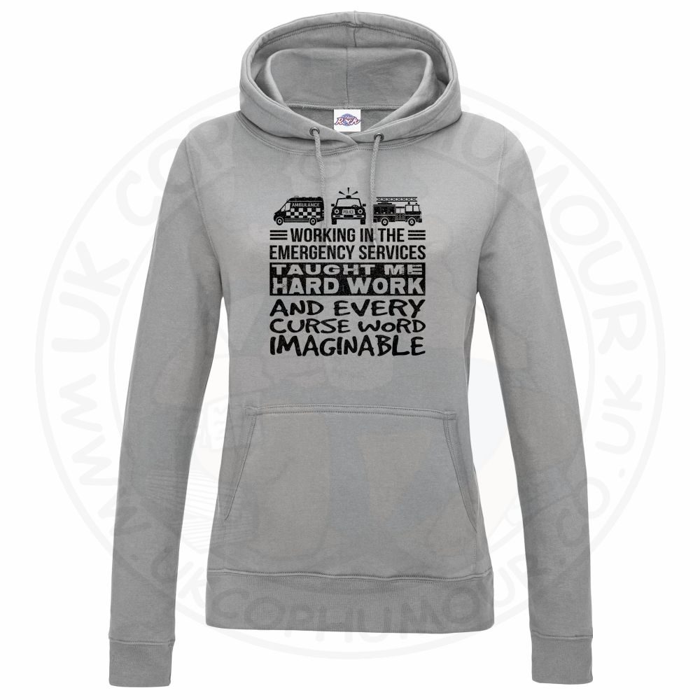 Womens Taught Me Hard Work Hoodie - Image 11