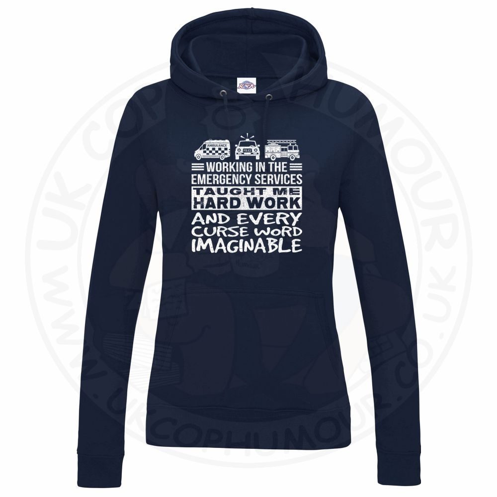 Womens Taught Me Hard Work Hoodie - Image 8