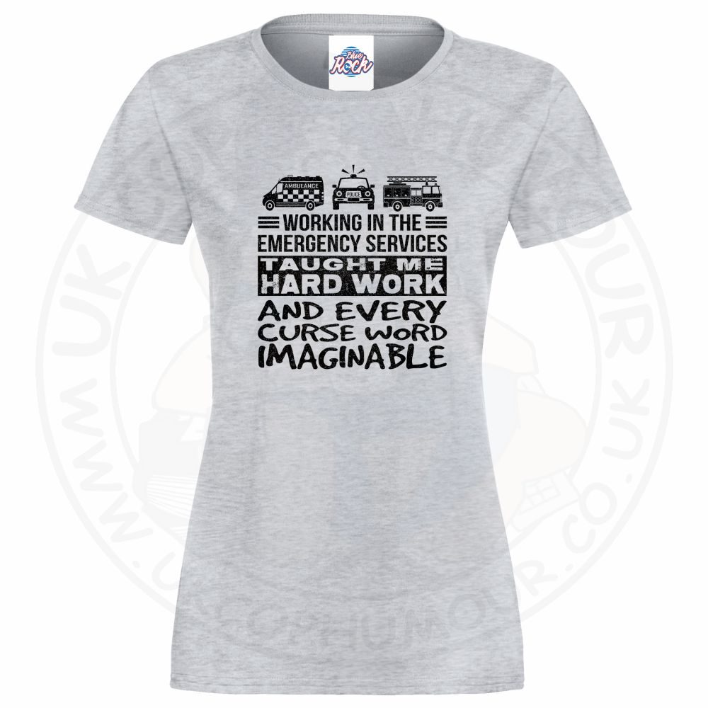 Womens Taught Me Hard Work T-Shirt - Image 10
