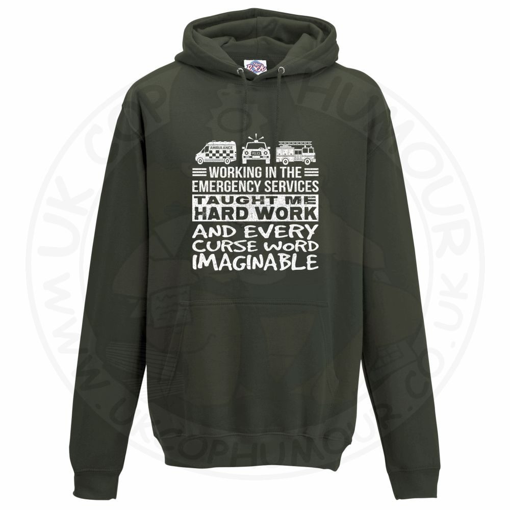 Unisex Taught Me Hard Work Hoodie - Image 6
