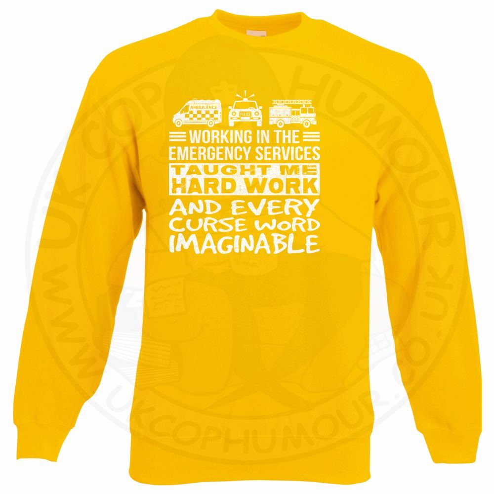 Taught Me Hard Work Sweatshirt - Image 3