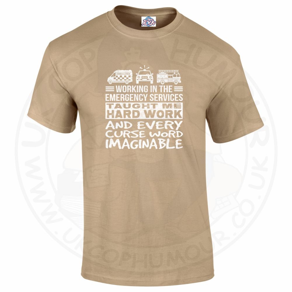 Mens Taught Me Hard Work T-Shirt - Image 15