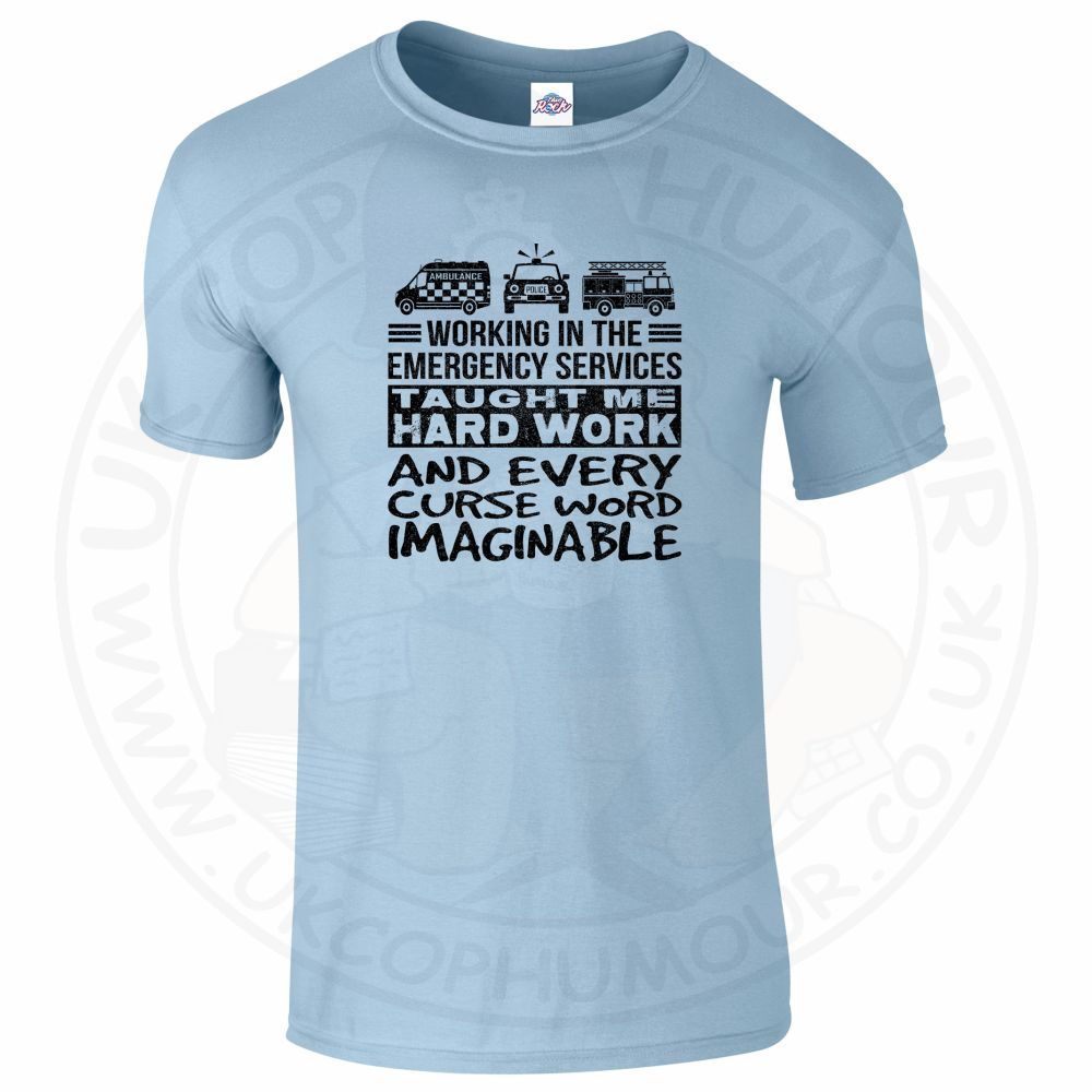 Mens Taught Me Hard Work T-Shirt - Image 12