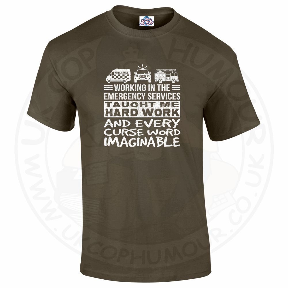 Mens Taught Me Hard Work T-Shirt - Image 8