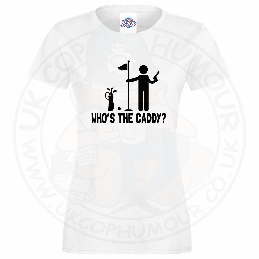 Womens AC-12 "Who's The Caddy?" T-Shirt - Image 4