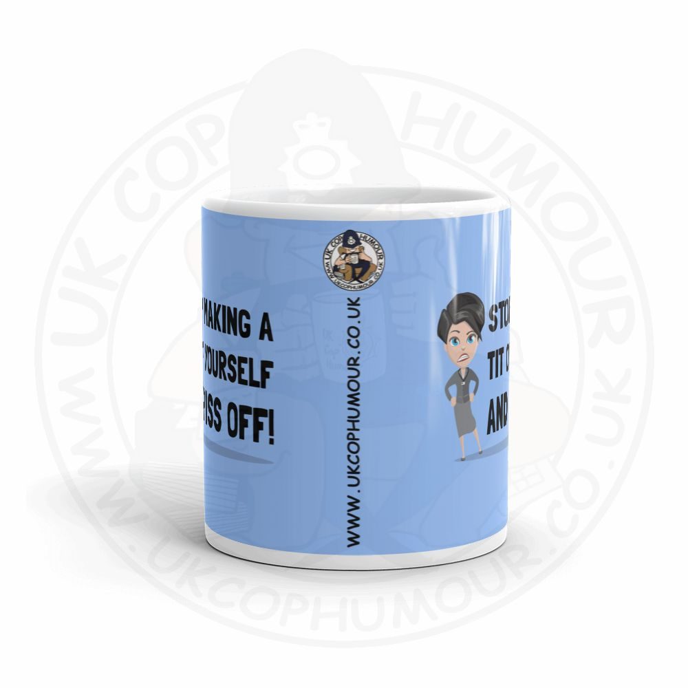 Stop Making a Tit of Yourself Mug - Image 2