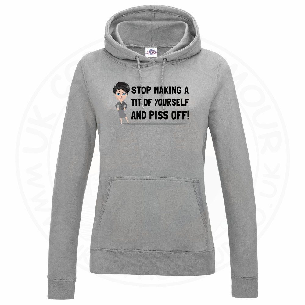 Womens AC-12 "Stop Making a Tit of Yourself" Hoodie - Image 5