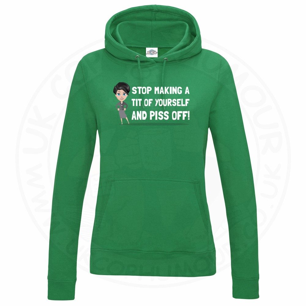 Womens AC-12 "Stop Making a Tit of Yourself" Hoodie - Image 7