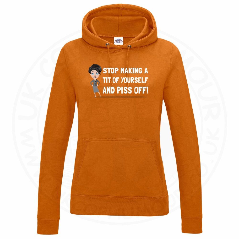 Womens AC-12 "Stop Making a Tit of Yourself" Hoodie