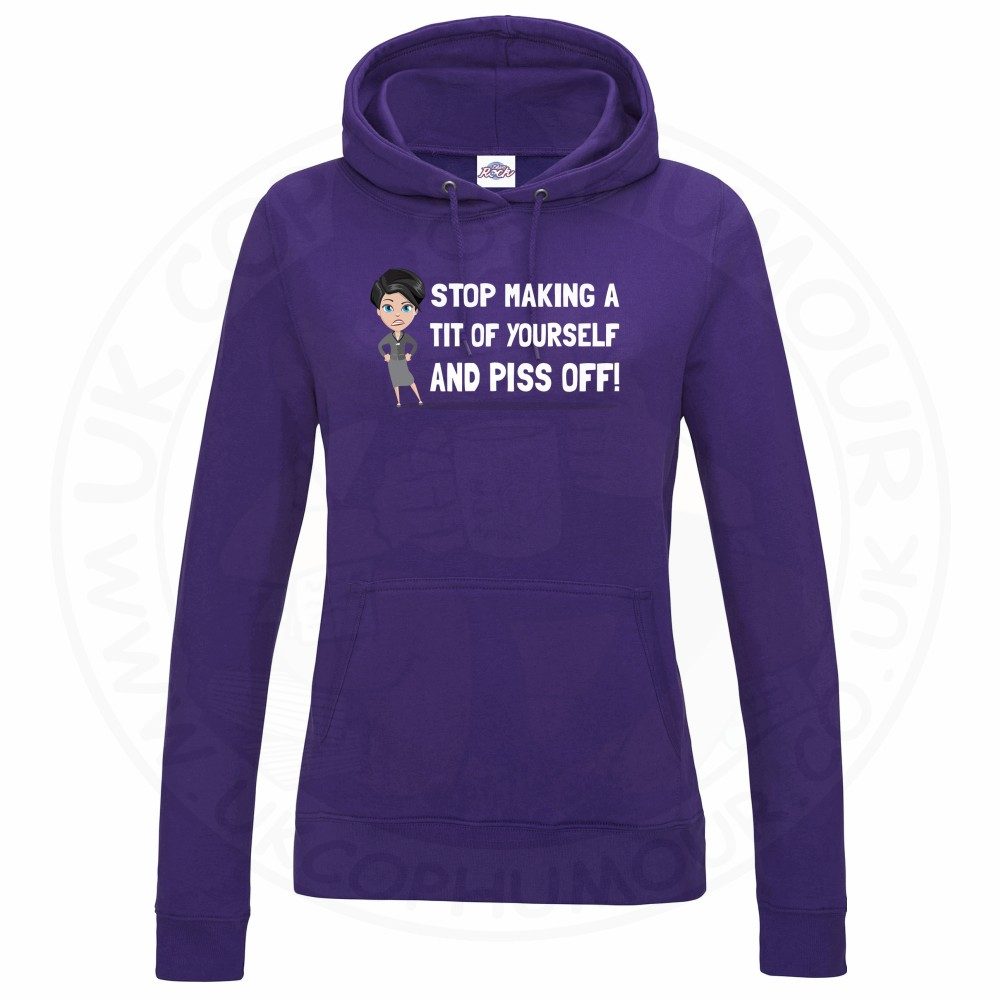 Womens AC-12 "Stop Making a Tit of Yourself" Hoodie - Image 11