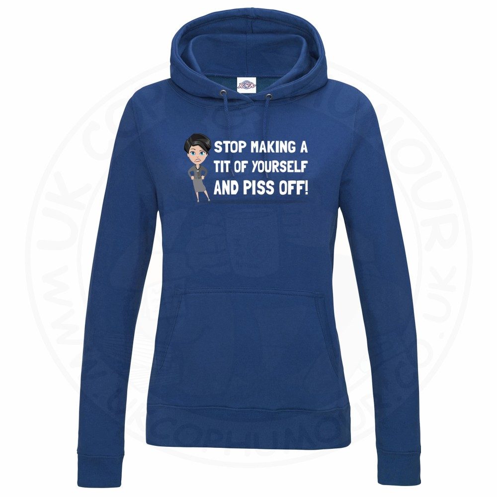 Womens AC-12 "Stop Making a Tit of Yourself" Hoodie - Image 12