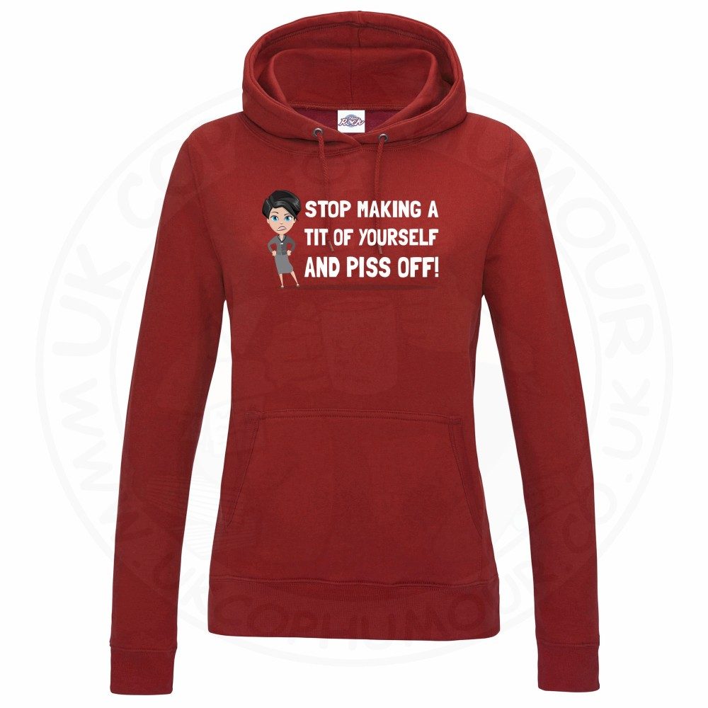 Womens AC-12 "Stop Making a Tit of Yourself" Hoodie - Image 13