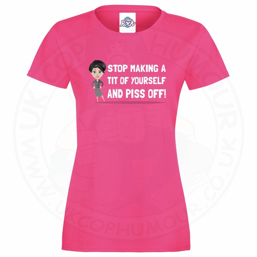 Womens AC-12 "Stop Making a Tit of Yourself" T-Shirt