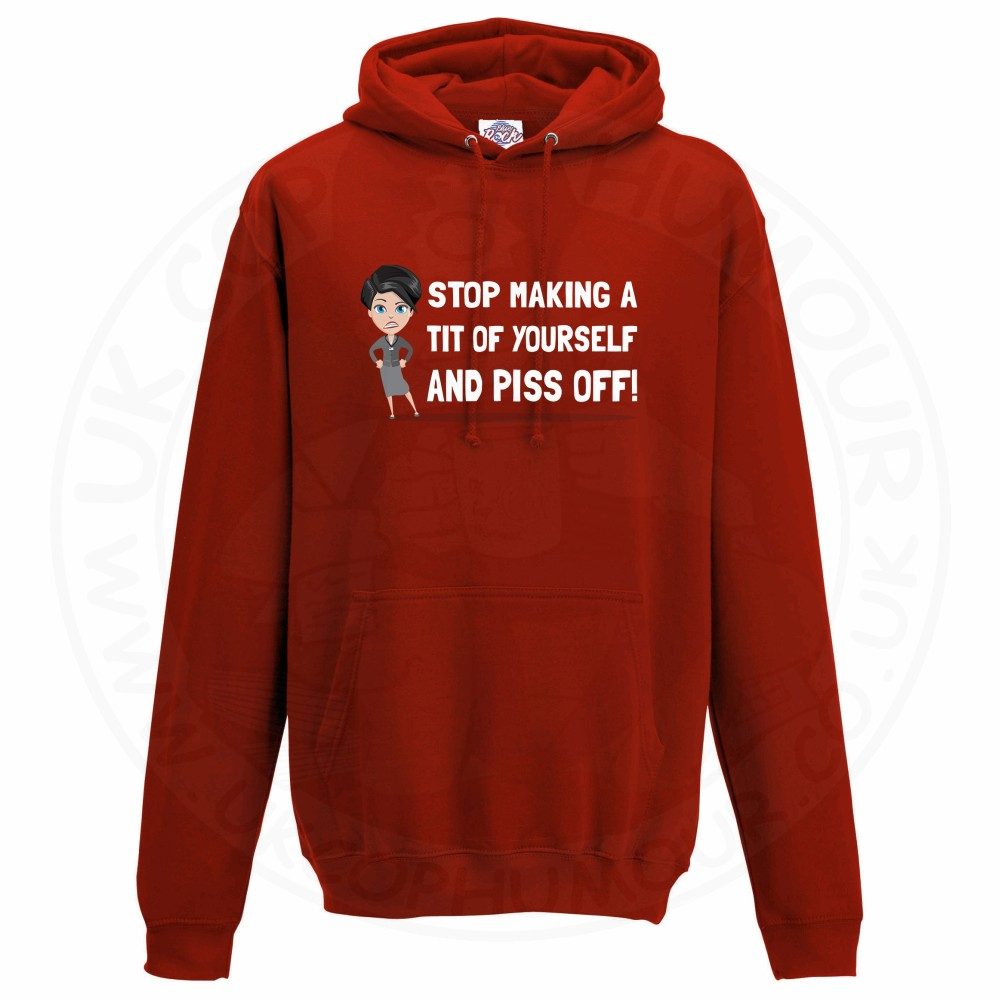 Unisex AC-12 "Stop Making a Tit of Yourself" Hoodie - Image 2