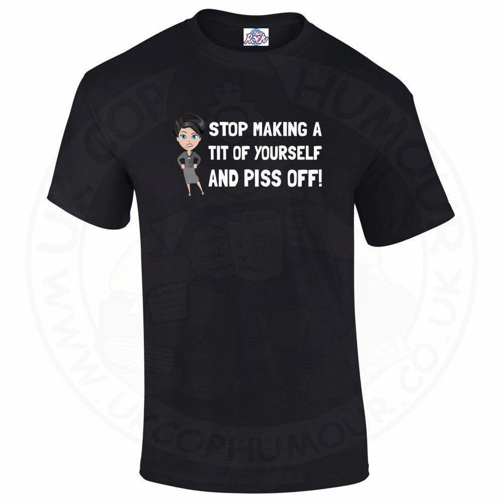 Mens AC-12 "Stop Making a Tit of Yourself" T-Shirt - Image 3