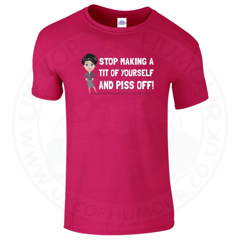 Mens AC-12 "Stop Making a Tit of Yourself" T-Shirt - Image 5