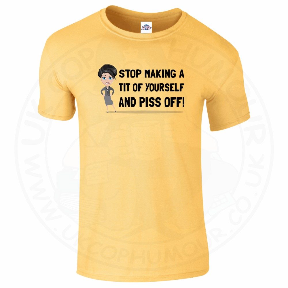 Mens AC-12 "Stop Making a Tit of Yourself" T-Shirt