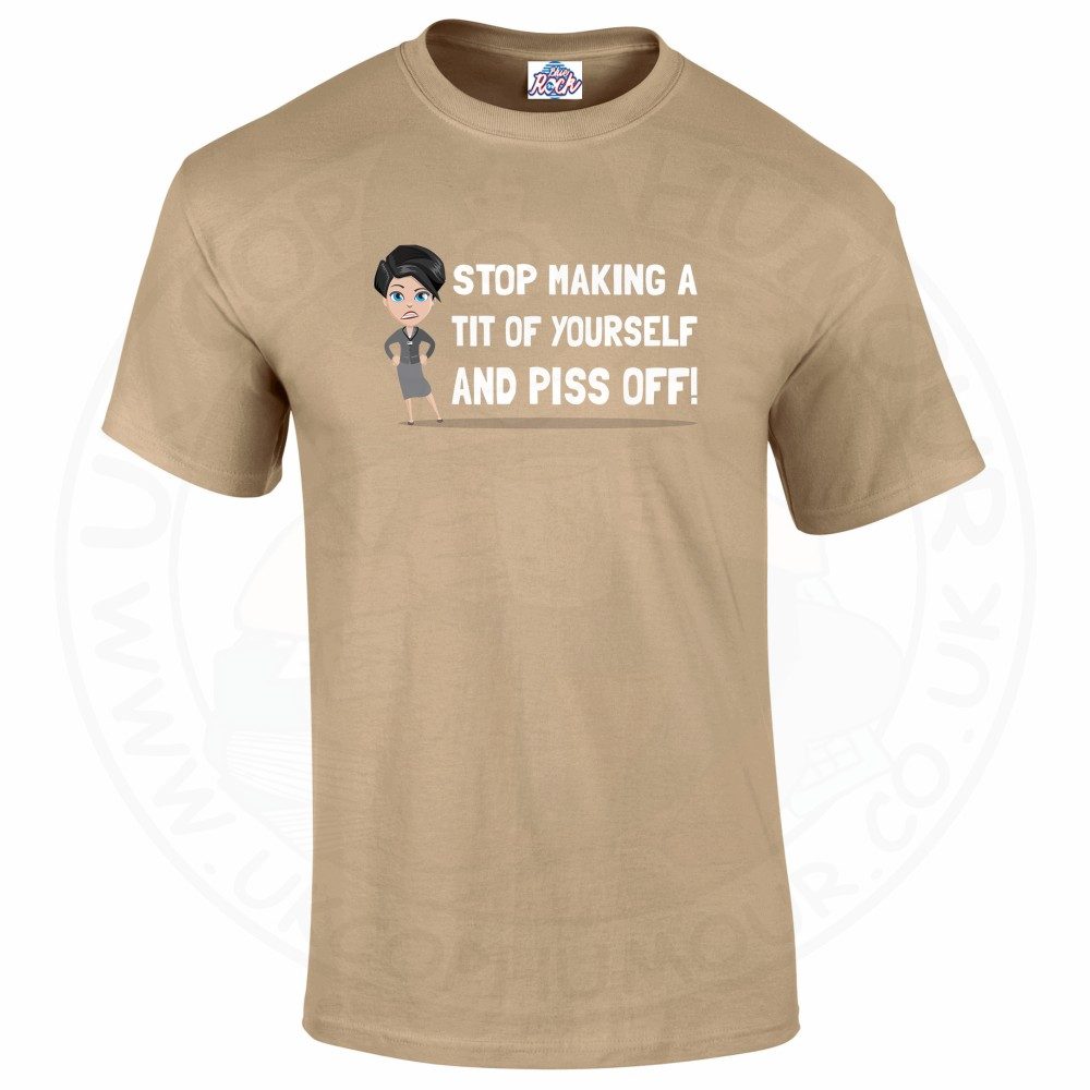 Mens AC-12 "Stop Making a Tit of Yourself" T-Shirt - Image 8