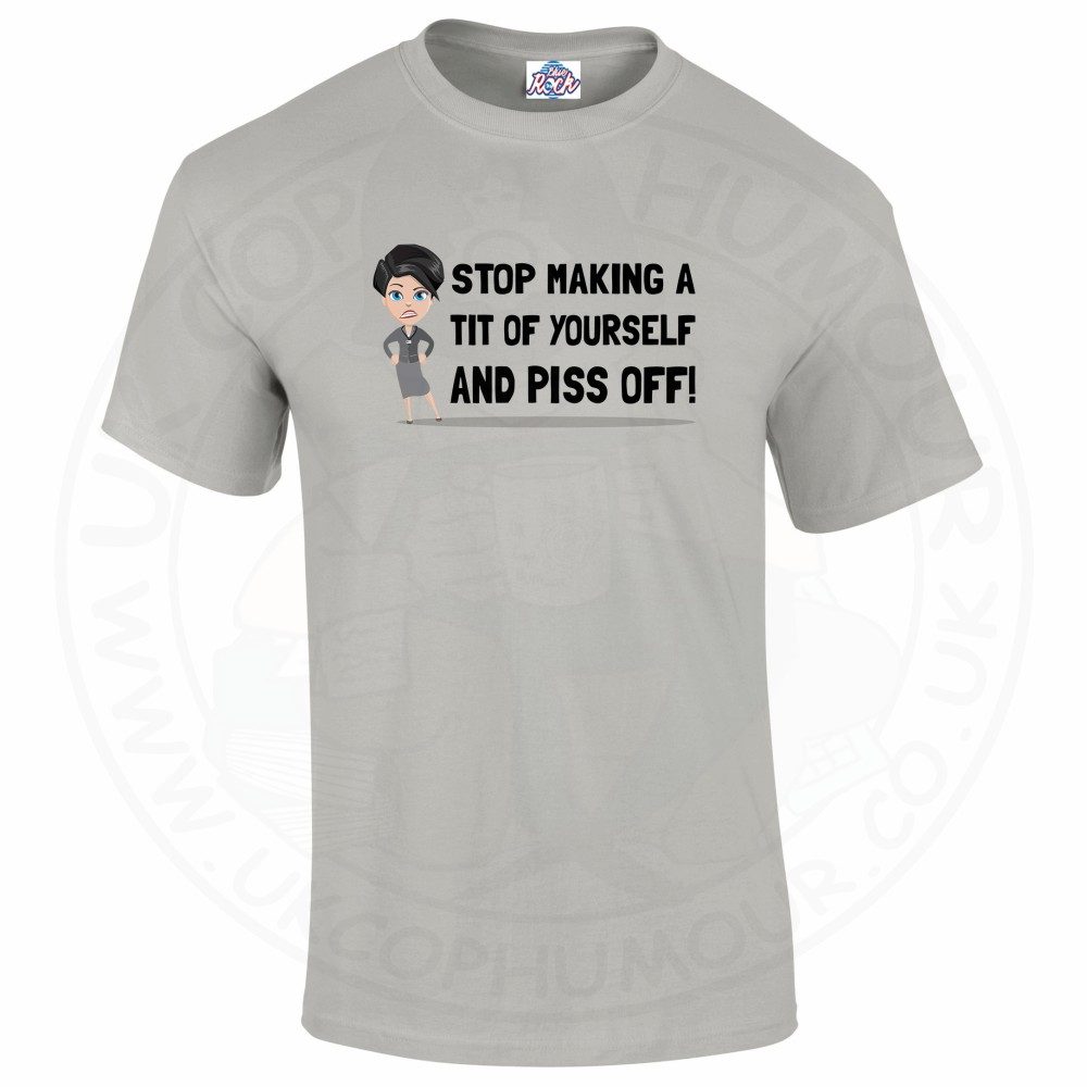 Mens AC-12 "Stop Making a Tit of Yourself" T-Shirt - Image 10