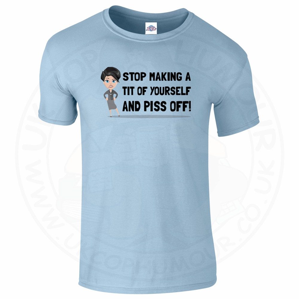 Mens AC-12 "Stop Making a Tit of Yourself" T-Shirt - Image 12