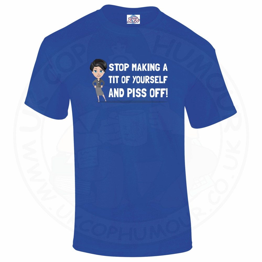 Mens AC-12 "Stop Making a Tit of Yourself" T-Shirt - Image 18