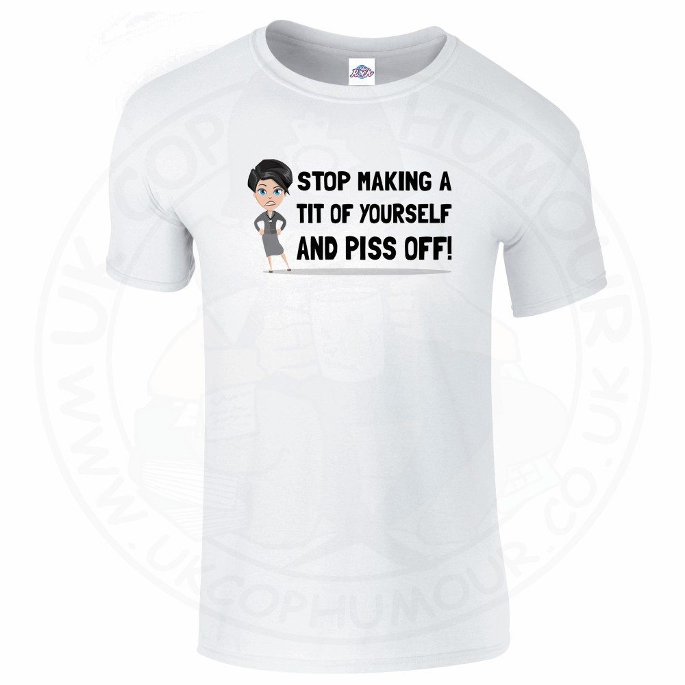 Mens AC-12 "Stop Making a Tit of Yourself" T-Shirt - Image 2